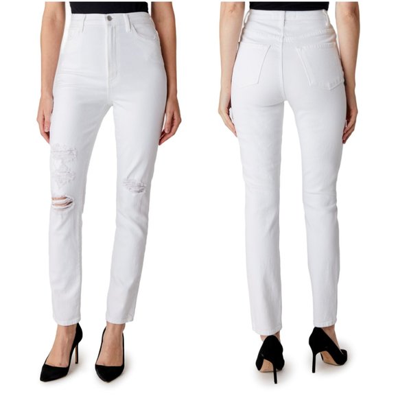 J Brand 1212 Runway Super High-Rise Slim Straight